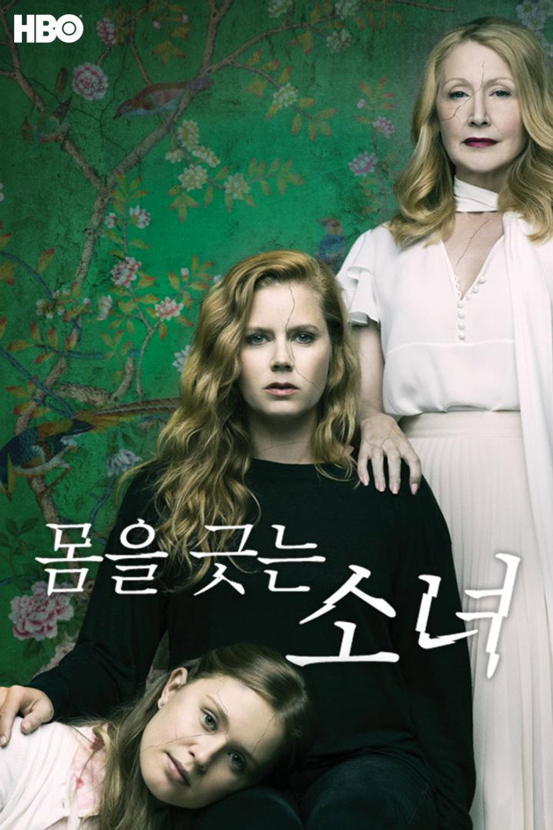 몸을 긋는 소녀(Sharp Objects) 공식 포스터 — 에이미 아담스 주연 HBO 심리 스릴러, TMDB 7.8
