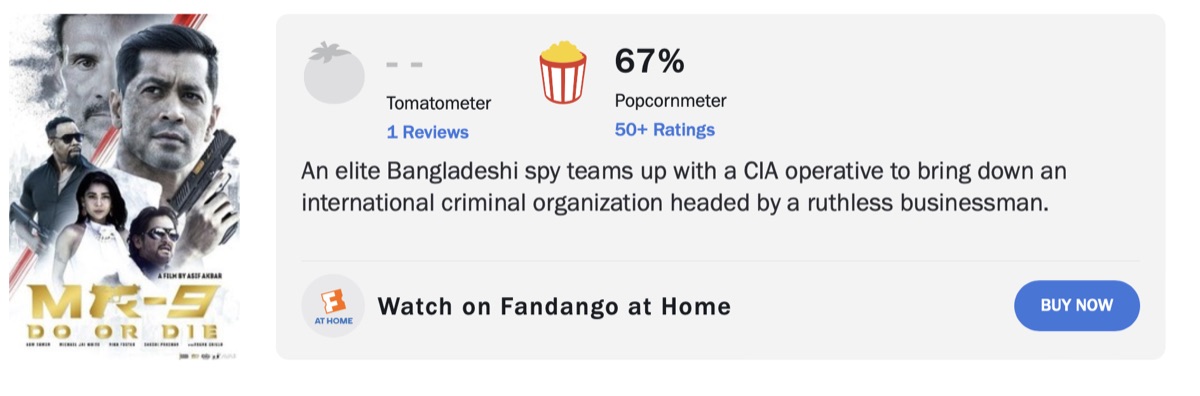 영화 엠알 나인 로튼 토마토 평점