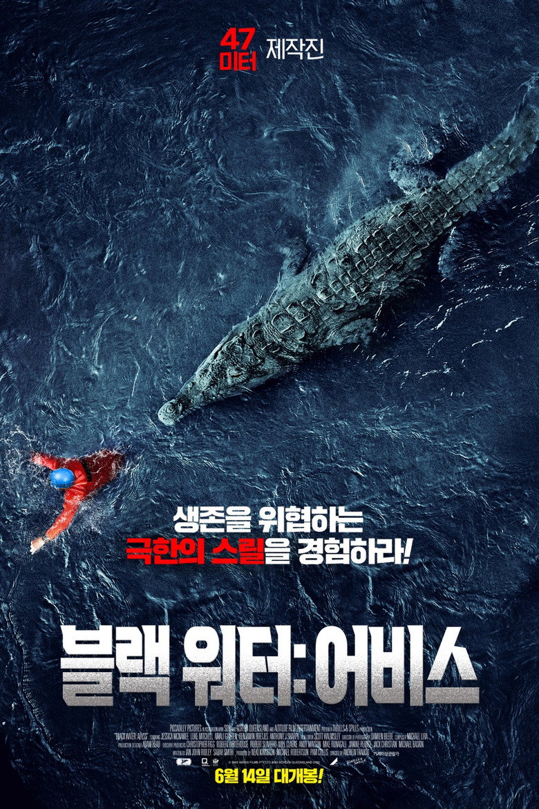 블랙 워터: 어비스 포스터 | 침수 동굴 서바이벌