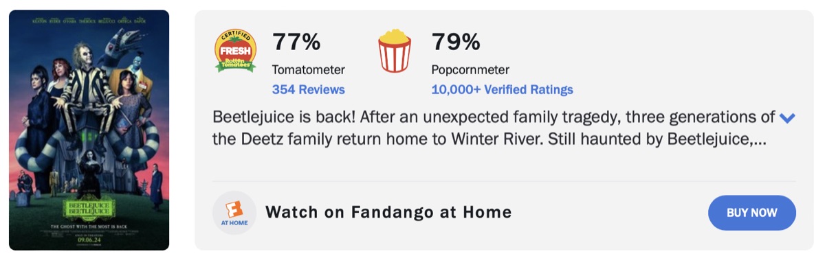 비틀쥬스 비틀쥬스 평점