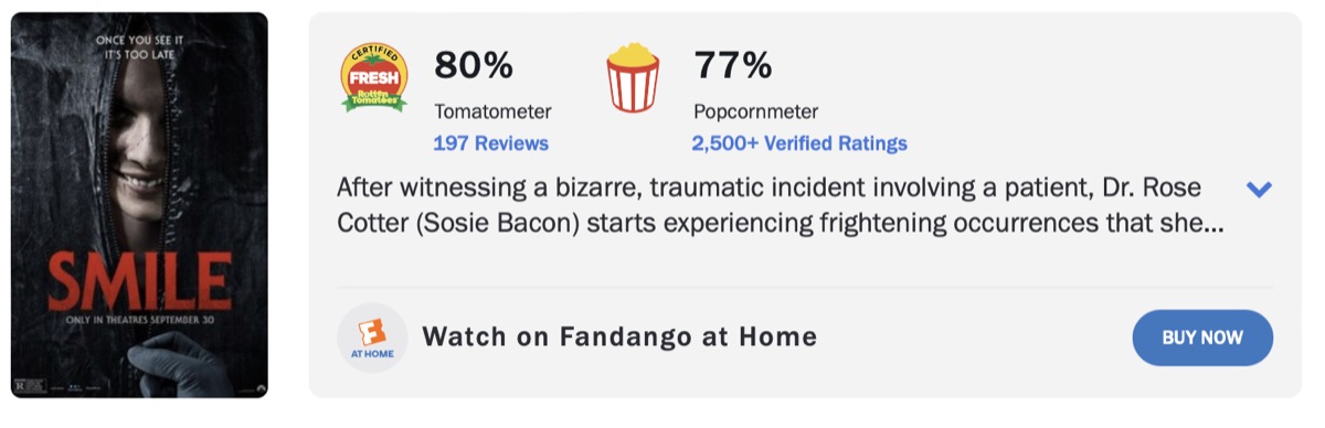 스마일 로튼토마토 평점