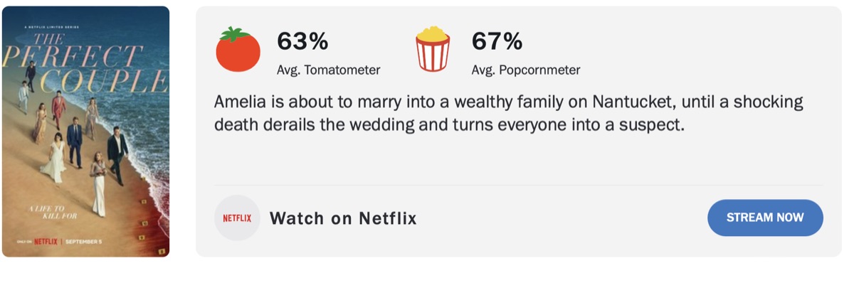 넷플릭스 시리즈 완전무결한 커플 평점