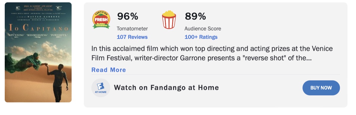 이오 카피타노 로튼토마토 평점