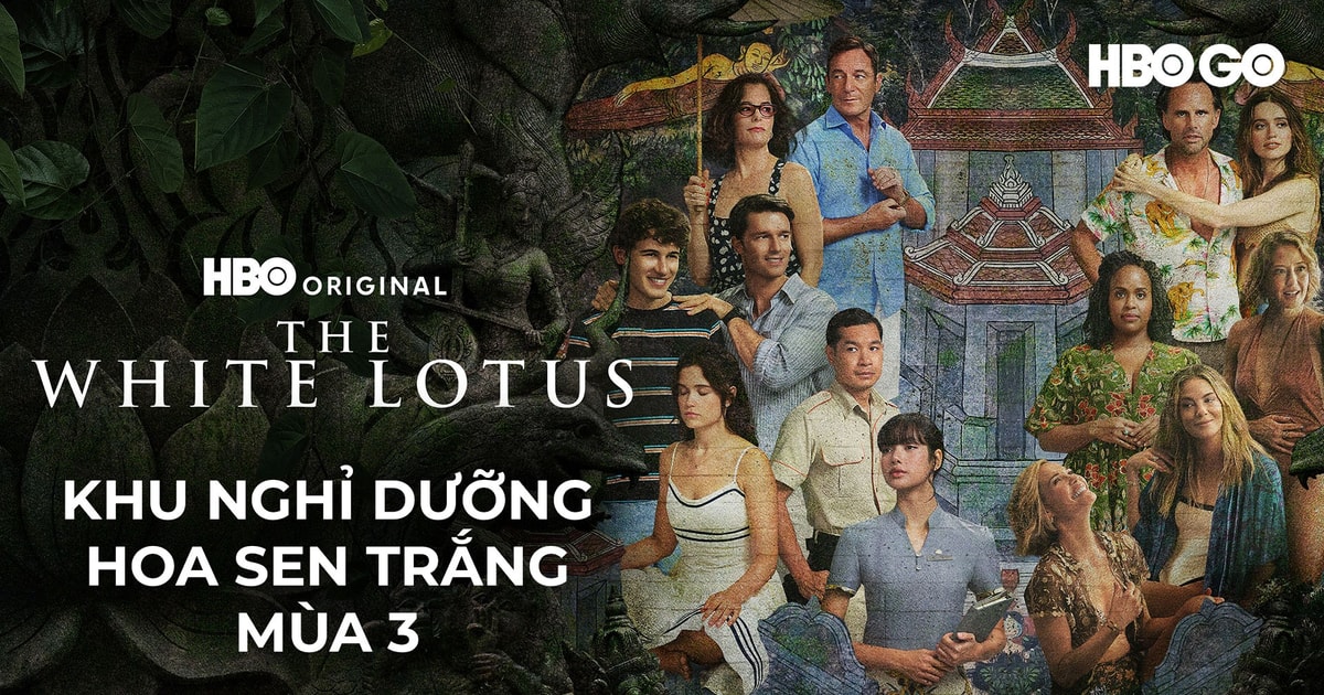 화이트 로터스 시즌3 등장인물 스틸컷 — 태국 리조트