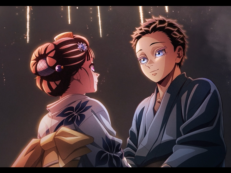 귀멸의 칼날 무한성편 전투 장면 스틸컷