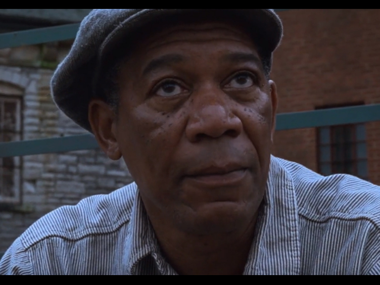 쇼생크 탈출 레드 모건 프리먼 참나무 아래 장면