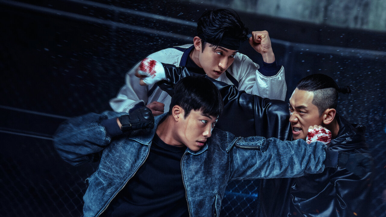 사냥개들 시즌2 우도환 이상이 복싱 액션 장면