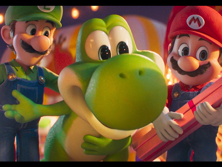 슈퍼 마리오 갤럭시 요시 등장 장면