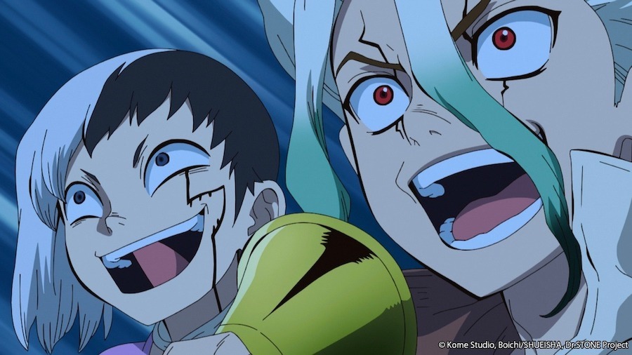 닥터스톤 센쿠 달 프로젝트 장면