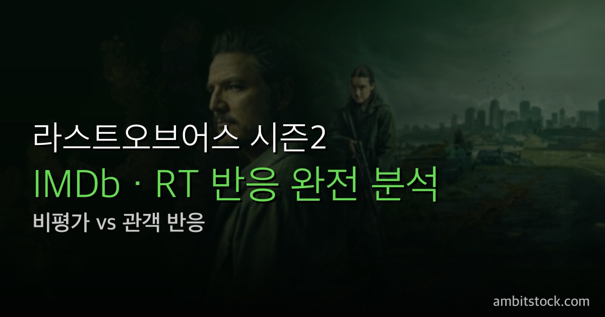 라스트오브어스 시즌2 해외반응 — 비평가 93% vs 관객 38%, 리뷰테러의 정체와 이유